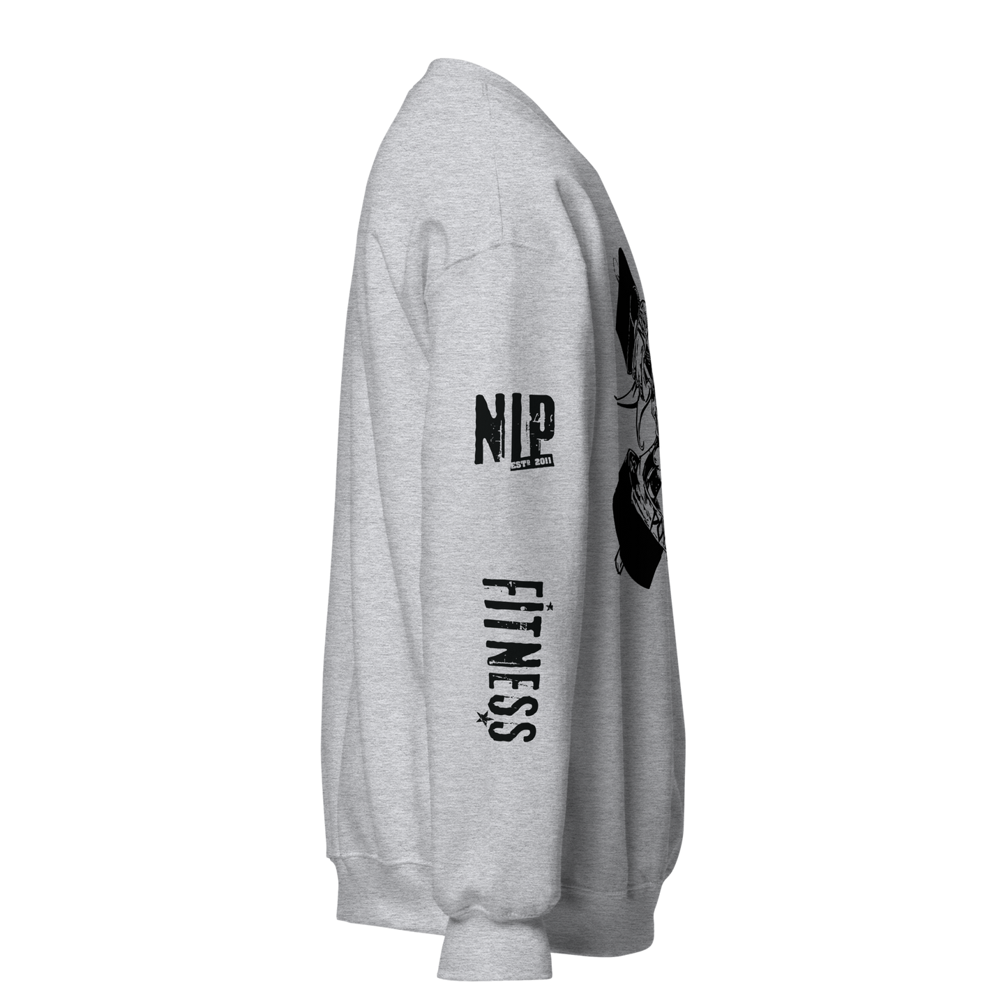 Gildan SF000 - Softstyle Crewneck Sweatshirt-NIP Skull logo