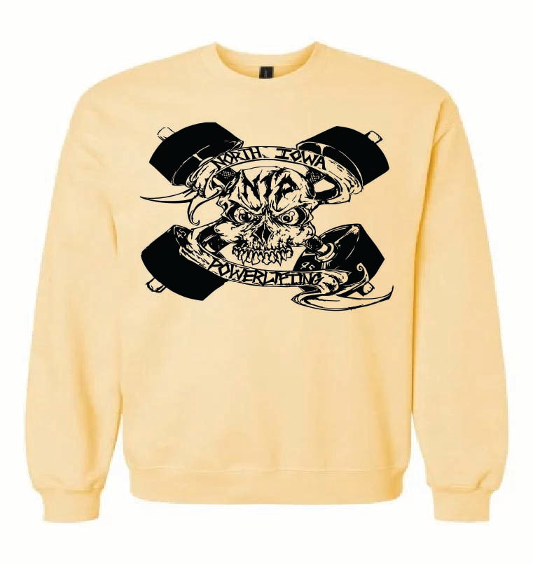 Gildan SF000 - Softstyle Crewneck Sweatshirt-NIP Skull logo